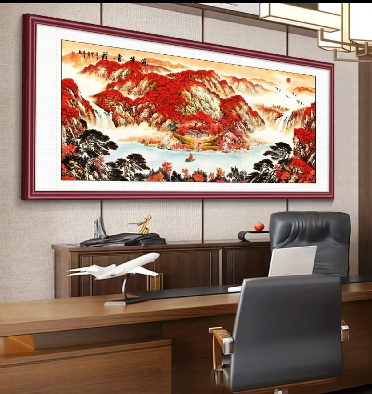 客厅挂字画风水