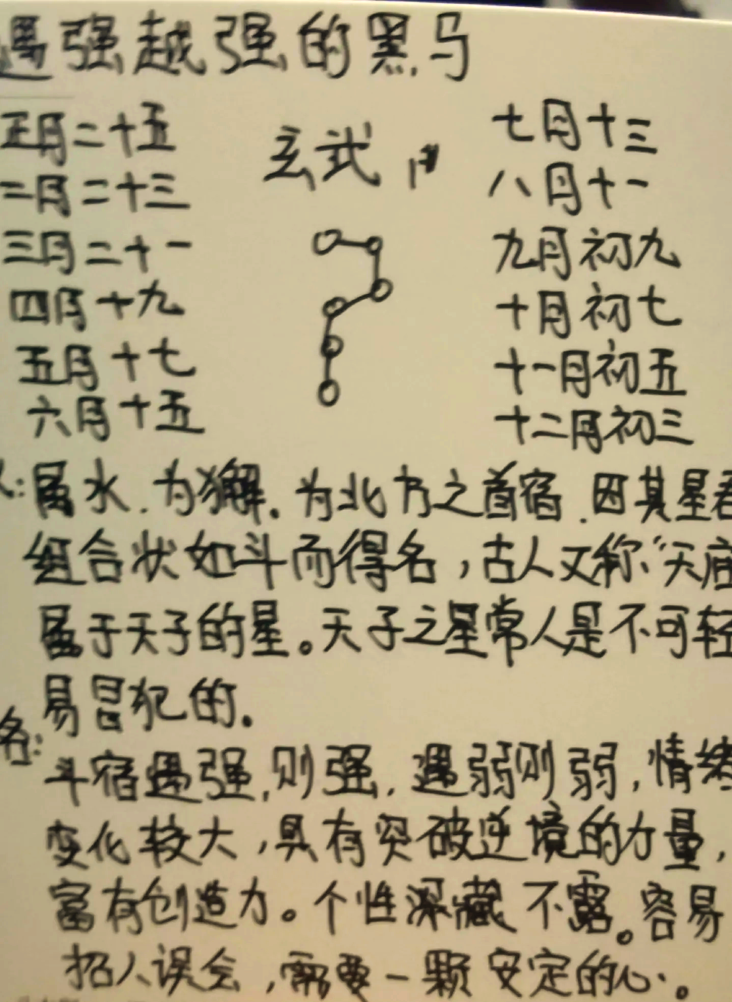 本命星宿