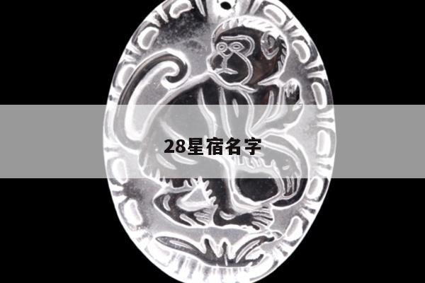 28星宿名字