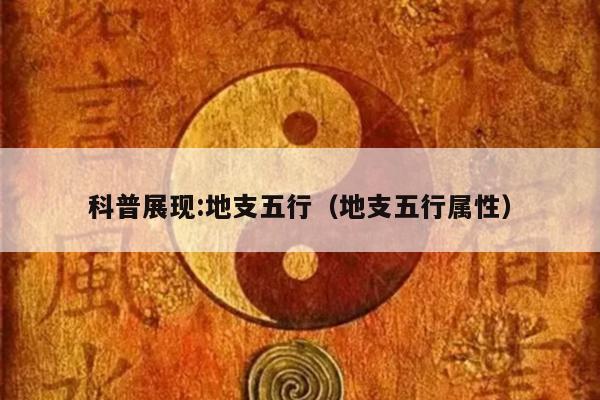 科普展现:地支五行（地支五行属性）
