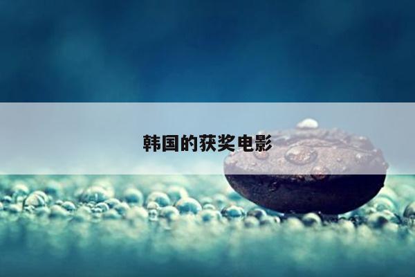 韩国的获奖电影