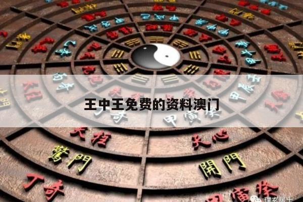 王中王免费的资料澳门