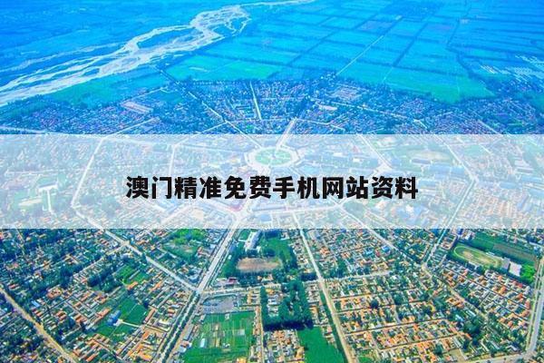 澳门精准免费手机网站资料